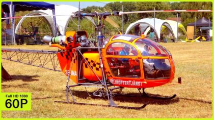 HUGE XXL TURBINE RC MODEL HELICOPTER LAMA SA 315 B