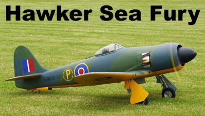 Hawker Sea Fury | scale RC aircraft | 4K |
