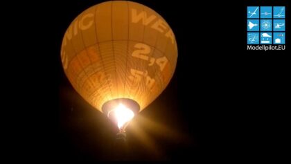 Heißluftballon von weatronic mit Peter Waßmann – Großmodellflugtage Lehrte Modellflug-XXL