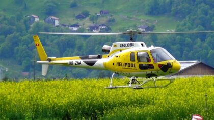 High detailed RC Scale Helipool Air Glaciers Model Helicopter AS-350