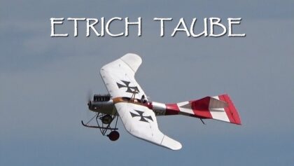 Historic R/C model “Etrich Taube” / scale 1:4,2