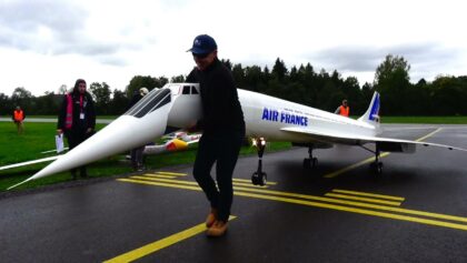 INCREDIBLE 149KG RC CONCORDE WORLD LARGEST 4X TURBINE MODEL WHEELS