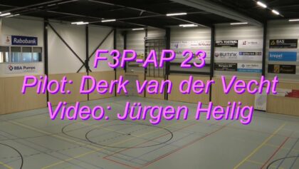 Indoor Aerobatics F3P-A 2022-23 Preliminary Sequence – wide angle view