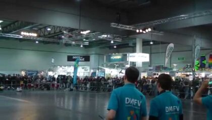 Intermodellbau 2015 – DMFV Indoor Show – Synchronflug