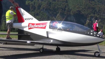 James Bond 007 BEDE BD5 RC Turbine Model Jet in