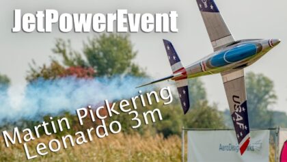 Jet Power 2018 – Showflight with 3m Leonardo by Martin