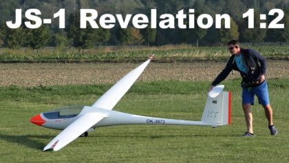 Jonker JS-1 Revelation, giant scale 1:2 RC glider, 2018