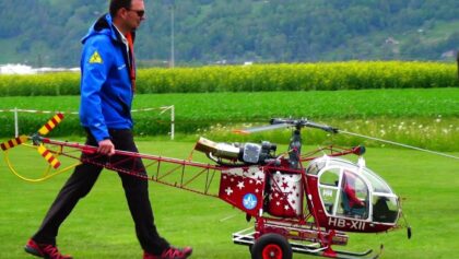 LAMA III SA 315B SWISS TRANSPORT ANIMAL RC TURBINE AND