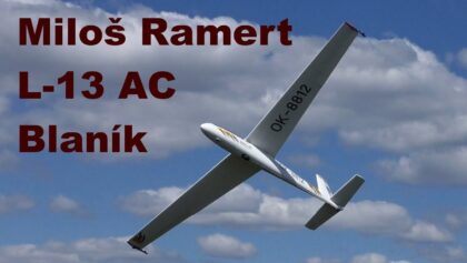 Let L-13 AC Blanik Milos Ramert aerobatics, Airshow Breclav 2018