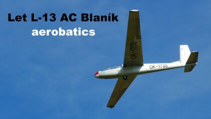 Let L-13 AC Blanik aerobatics | Oldtimer weekend 2021 |