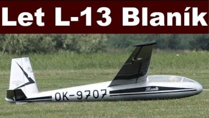 Let L-13 Blanik, scale RC glider, Nesvacily 2019