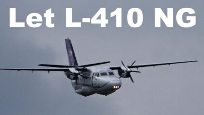 Let L 410 NG – SINGLE ENGINE FLIGHT, Airshow Breclav