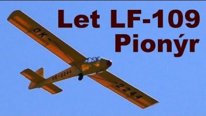 Let LF-109 Pionyr LASERMODELY, scale RC glider, Jiricka Show 2019