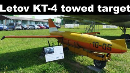 Letov KT-4 towed target | walk around | 4K |