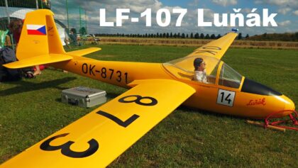Letov LF-107 Lunak | giant scale RC glider | 4K