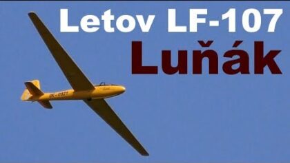 Letov LF-107 Lunak, scale RC glider, Letovicke vleky 2019