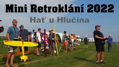MINI Retroklani Hat 2022 | mini scale RC glider aerotows