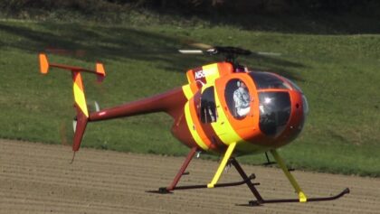 Magnum.PI is back RC Scale Helicopter Model Hughes 500