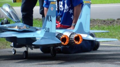 McDonnell Douglas F-15 Eagle Scale RC Turbine Model Jet with