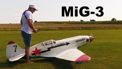 MiG-3 | giant scale RC airplane | 4K | Rokytnice