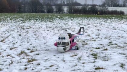 Mil Mi 2 , Schulungsheli mit JetCat 2 Wellen Power