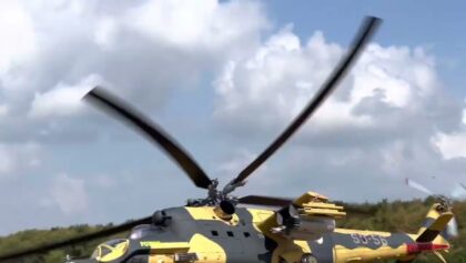 Mil Mi 24 Super Hind in Porz beim Scale Heli