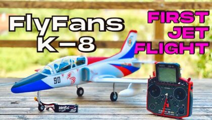 My CAMERAMAN’S FIRST JET FLIGHT • FlyFans K-8 64mm EDF
