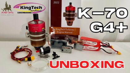 My FIRST TURBINE | KingTech K-70G4+ | UNBOXING (English/Français) 4K