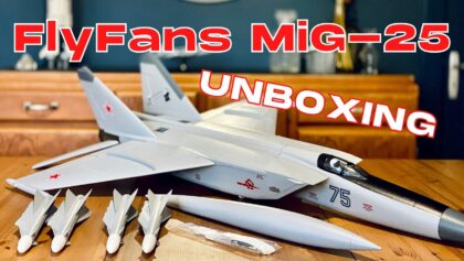 *NEW* FlyFans MiG-25 Twin 64mm EDF Jet | turbines-rc.com |