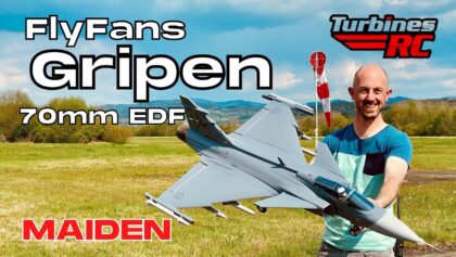 *NEW* FlyFans Saab JAS-39 Gripen 70mm EDF Jet PNP |