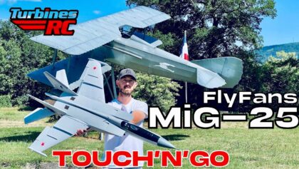 NEW MiG-25 FlyFans twin 64mm EDF Jet RC PLANE |