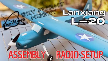 *NEW RELEASE* L-20 Trainer 1.3m Sky Flight Hobby | ASSEMBLY,