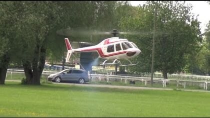 Old school RC Nitro Scale Helicopter Bell 206B JetRanger 28.Oldtimermeeting