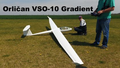 Orlican VSO-10 | maiden flight | giant RC glider |
