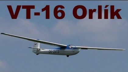 Orlican VT-16 Orlik, giant scale RC glider, Hranice 2020