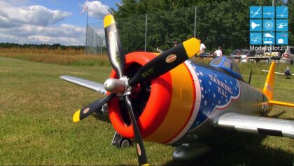 P-47 THUNDERBOLT STAUFENBIEL RC POWER MODEL VIDEO TESTREPORT “FLUGBERICHT” TESTBERICHT
