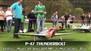 P-47 THUNDERBOLT Scale 1/5.1 with Electric Starter
