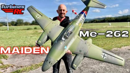 PERFECT MAIDEN • Freewing Me-262 twin 70mm HP RC PLANE
