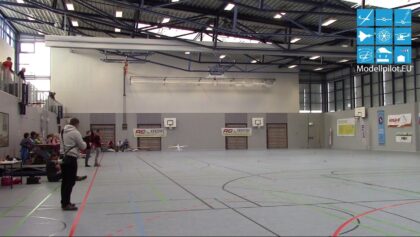 PHILIPP KAINDL (GERMANY) SINGLE FLIGHT DEUTSCHE MEISTERSCHAFT INDOOR KUNSTFLUG F3P