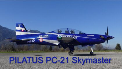 PILATUS PC-21 SKYMASTER ARMÉE DE L’AIR Scale 1:4