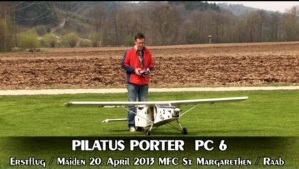 PILATUS PORTER PC-6 (Scale 1/4 Electro)