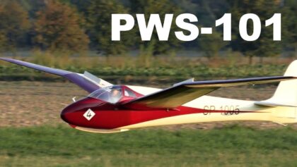 PWS-101, giant scale RC glider, 2018