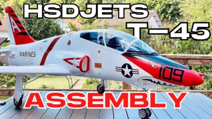 Perfect ASSEMBLY | HSDJETS T-45 Goshawk Turbine Jet RC PLANE
