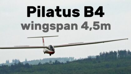 Pilatus B4 | 4,5m scale RC glider | 4K |