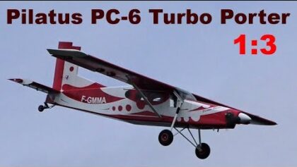 Pilatus PC-6 Turbo Porter, 5,3m giant scale RC airplane, Nesvacily