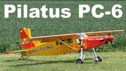 Pilatus PC-6 Turbo Porter JetArrows, scale RC turboprop plane, Letovicke