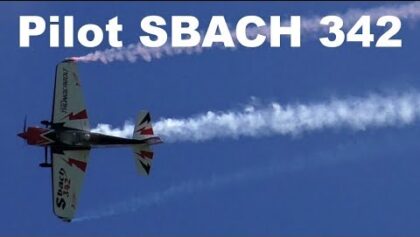 Pilot SBACH 342, giant RC aerobatics plane, Jiricka Show 2019