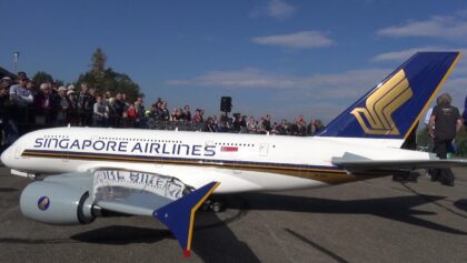 RC Airbus A-380 Gigantic Airliner 50’000$ Radio controlled Turbine Model