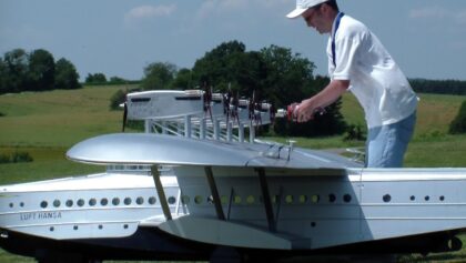 R/C Airplane with 12x Gas Engine Dornier DO-X 1929 Lufthansa