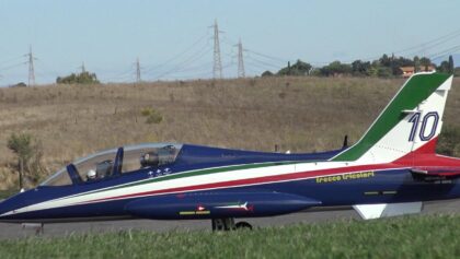 RC Flight 2x Aermacchi MB-339 Frecce Tricolori Italy Rom 2021